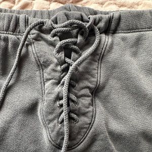 Joah Brown lace up sweats. Small. Perfect condition